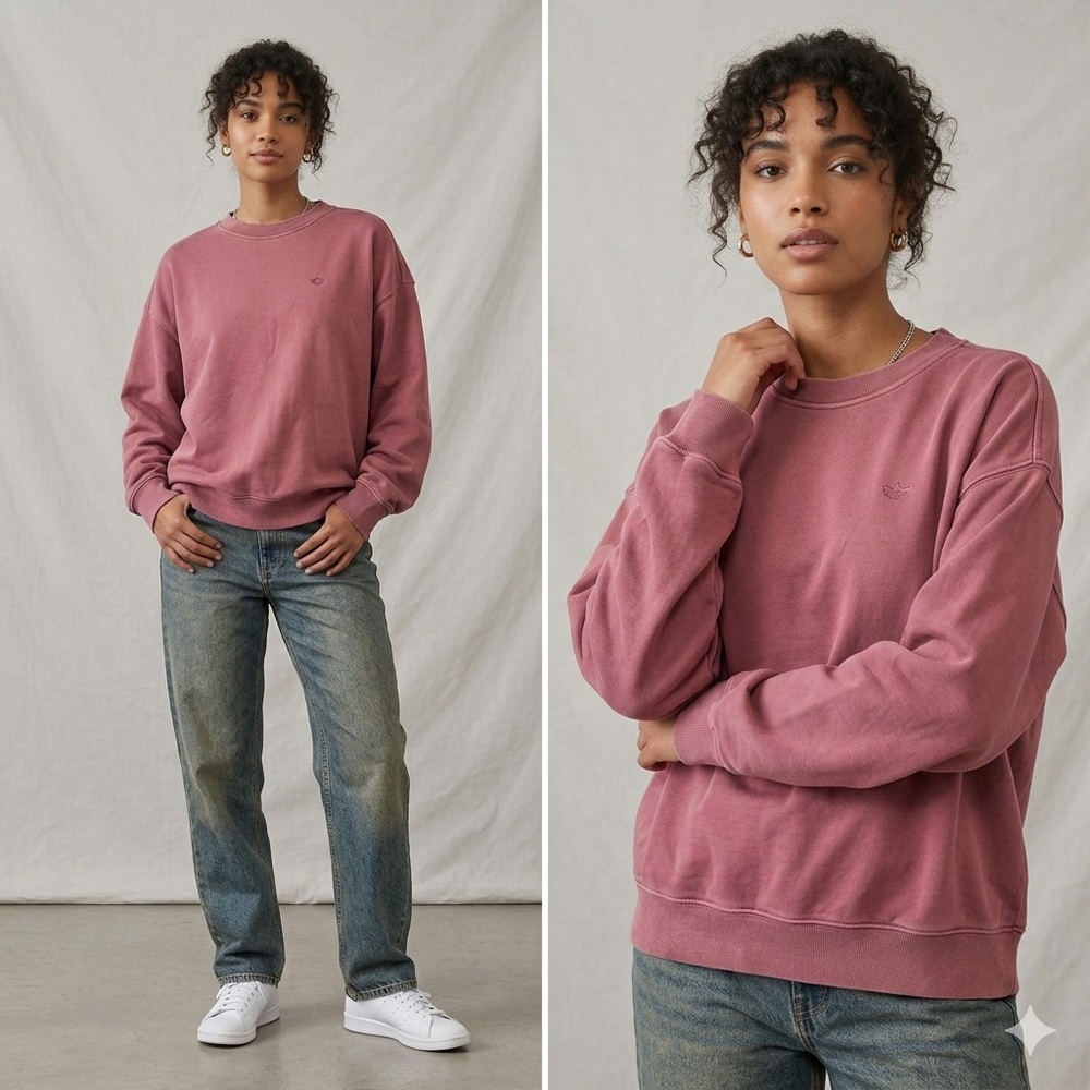 Adidas Originals Adicolor Essentials Trefoil Crewneck Sweatshirt Size Small